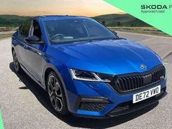 Blue Used 2022 Skoda Octavia vRS Hatchback | £23,995 (A bit pricey)