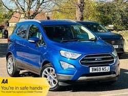 Blue Used 2019 Ford Ecosport Titanium SUV | £8,490 (Fair price)