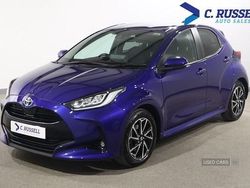 Blue Used 2022 Toyota Yaris Hybrid Design Hatchback | £15,150 (Good price)