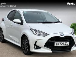 White Used 2023 Toyota Yaris Hybrid Design Hatchback | £17,006 (Fair price)