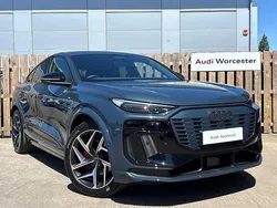 Plasma blue, metallic New 2025 Audi Q6 e-tron Performance SUV | £69,990 (Fair price)
