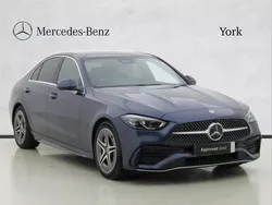 Blue Used 2024 Mercedes C200 AMG line Sedan | £32,500 (Fair price)