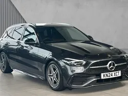 Grey Used 2024 Mercedes C200 AMG line Estate | £30,800 (Good price)