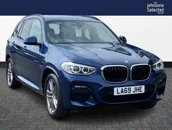 Blue Used 2019 BMW X3 M Sport SUV | £26,850 (Fair price)