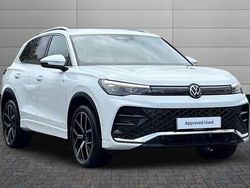 Pure white Used 2025 VW Tiguan R-line SUV | £40,995