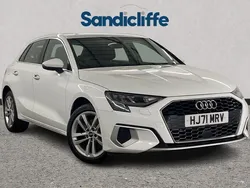 White Used 2021 Audi A3 e-tron Sport Hatchback | £19,515 (Fair price)