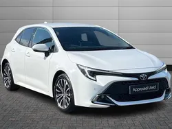 Pure white Used 2024 Toyota Corolla Design Hatchback | £24,595 (A bit pricey)