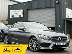 Grey Used 2018 Mercedes C250 AMG Line Premium Coupe | £15,990 (Fair price)