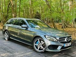 Grey Used 2017 Mercedes C350e AMG line Estate | £12,389 (Fair price)