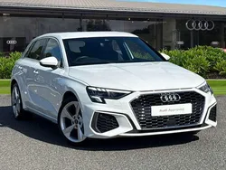 White Used 2023 Audi A3 S-Line Hatchback | £22,950 (Fair price)