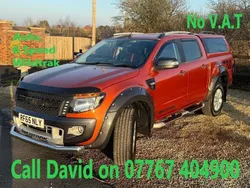 Orange Used 2015 Ford Ranger Wildtrack Pickup | £14,750 (Good price)