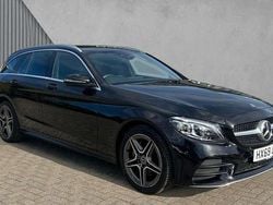 Black Used 2019 Mercedes C220 AMG Line Premium Estate | £20,980 (A bit pricey)