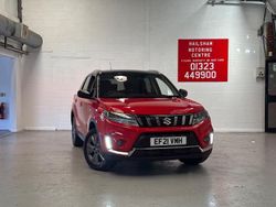 Bright red & cosmic black pearl Used 2021 Suzuki Vitara SZ-T SUV | £14,550 (Fair price)