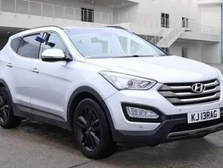 Silver Used 2015 Hyundai Santa Fe Premium SE SUV | £9,695 (Fair price)