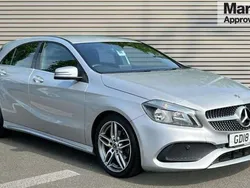 Silver Used 2018 Mercedes A200 AMG line Hatchback | £16,765 (Fair price)