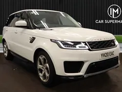 White Used 2020 Land Rover Range Rover Sport HSE SUV | £30,985