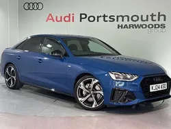 Blue Used 2024 Audi A4 Black Edition Sedan | £29,990 (Expensive)