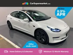 White Used 2021 Tesla Model 3 Long Range AWD Sedan | £20,487 (Fair price)