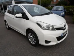 White Used 2012 Toyota Yaris Hatchback | £5,995 (Fair price)