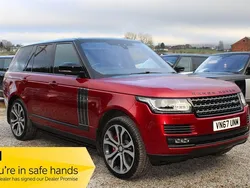 Red Used 2017 Land Rover Range Rover SVAutobiography Dynamic Black SUV | £39,950 (Fair price)