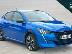 Blue Used 2022 Peugeot e-208 GTi Hatchback | £12,659 (Fair price)