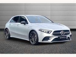 Iridium silver Used 2022 Mercedes A35 AMG Premium Hatchback | £27,795 (Fair price)