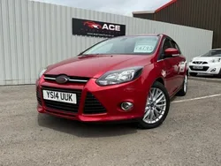 Red Used 2014 Ford Focus Zetec Hatchback | £4,795 (Fair price)