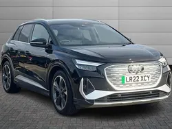 Black Used 2022 Audi Q4 e-tron S-Line SUV | £24,250
