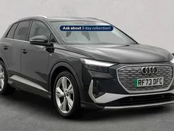 Black Used 2023 Audi Q4 e-tron S-Line SUV | £36,596 (Fair price)