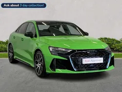 Green Used 2025 Audi RS3 Comfort Hatchback | £63,115 (A bit pricey)