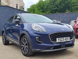 Blue Used 2023 Ford Puma Titanium Hatchback | £10,500