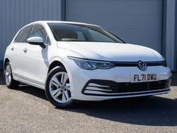 White Used 2021 VW Golf VIII S Hatchback | £17,450 (Fair price)