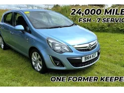 Blue Used 2014 Vauxhall Corsa Excite Hatchback | £6,495 (Fair price)
