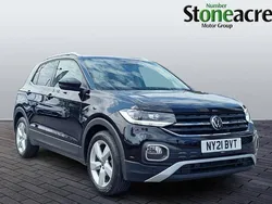 Black Used 2021 VW T-Cross SEL SUV | £14,750 (Good price)