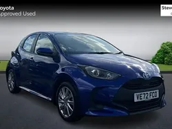 Blue Used 2022 Toyota Yaris Hybrid Hatchback | £15,839 (Good price)