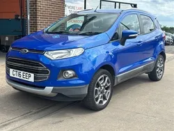 Blue Used 2016 Ford Ecosport Titanium SUV | £8,000 (Fair price)