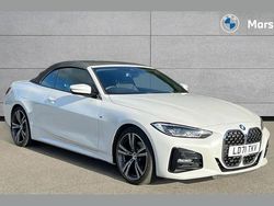White Used 2021 BMW 420 M Sport Cabriolet | £31,043 (A bit pricey)
