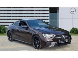 Red Used 2022 Mercedes E220 AMG line Coupe | £30,986 (Expensive)