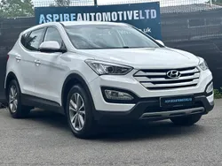 White Used 2015 Hyundai Santa Fe SE SUV | £5,995