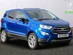 Blue Used 2020 Ford Ecosport Titanium SUV | £11,599 (Fair price)