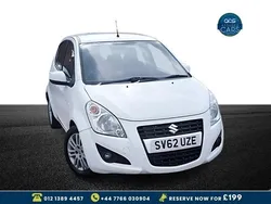 White Used 2012 Suzuki Splash SZ4 Hatchback | £3,485 (Good price)