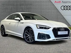 White Used 2021 Audi A5 S-Line Coupe | £21,800 (Good price)
