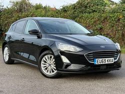 Black Used 2019 Ford Focus Titanium Hatchback | £9,990 (Fair price)