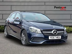 Blue Used 2017 Mercedes A200 Executive Hatchback | £13,497 (Fair price)