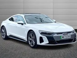 White Used 2023 Audi e-tron GT quattro Comfort Sedan | £47,750 (Super price)