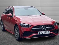 Patagonia red Used 2024 Mercedes C300e AMG Line Premium Plus Estate | £43,750 (A bit pricey)