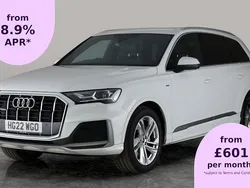 White Used 2022 Audi Q7 S-Line SUV | £38,671 (Super price)