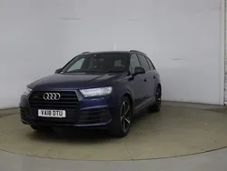 Blue Used 2018 Audi Q7 Black Edition SUV | £22,600