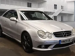 Silver Used 2009 Mercedes CLK350 Coupe | £1,790 (Super price)
