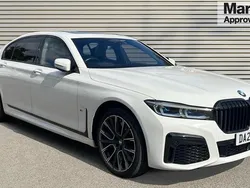 White Used 2020 BMW 740L M Sport Sedan | £37,304 (Expensive)